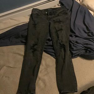Aeropostale skinny jeans. Blue ones are 31/32 and the black ones are 31/30